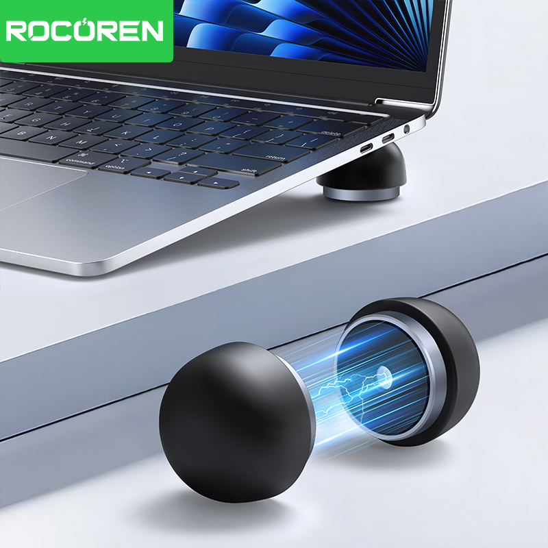 Laptop Accessories Macbook - Rocoren ラップトップスタンド ノートブックアクセサリー ラップトップキノコホルダー 磁気ミニクーラースタンド Macbook
