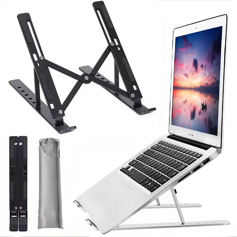 Laptop Accessories Macbook - 滑り止め付きリフティングライザー ノートパソコンスタンド Macbookノートパソコン用 デスクノートサポートベース 旅行 オフィス
