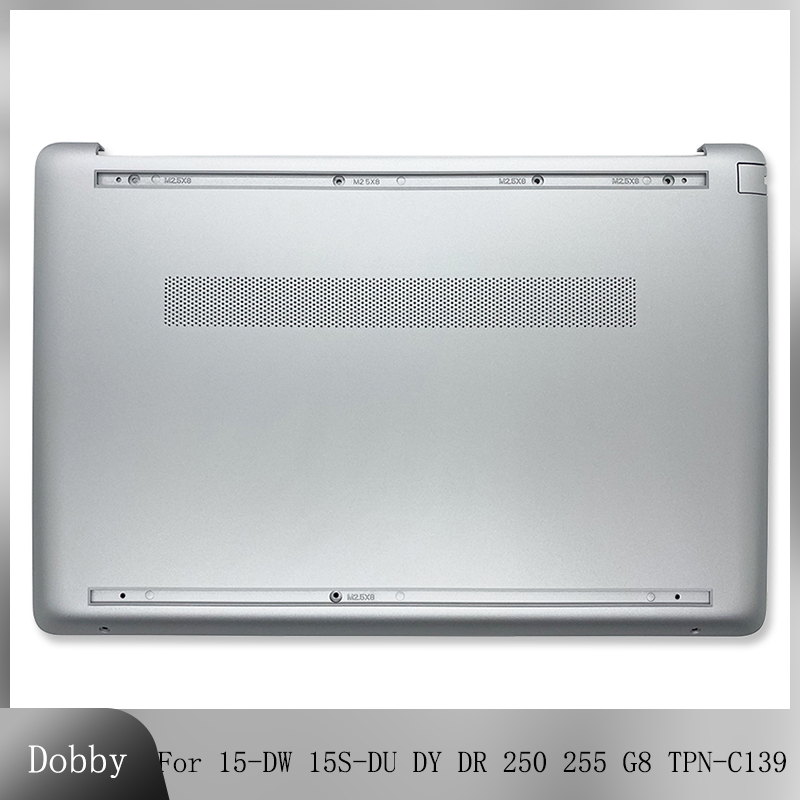 Laptop Accessories Case - Hp 15-dw 15s-du用ボトムケース,250,255,g8,TPN-C139用ラップトップベース,シルバーL52007-001