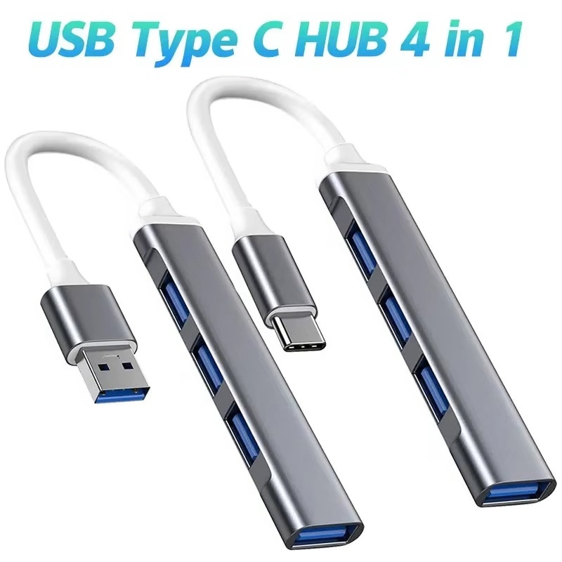 Laptop Accessories Macbook - USB 3.0ハブ 4ポートUSBハブ 高速Type-Cスプリッター 5Gbps 4ポートマルチポートハブ