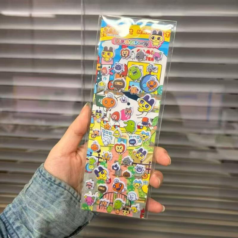 Laptop Accessories Case - 6 個たまごっち漫画バブルステッカー創造性 Diy 電話ケーススーツケースラップトップ装飾ステッカーアニメ周辺機器ギフトおもちゃ