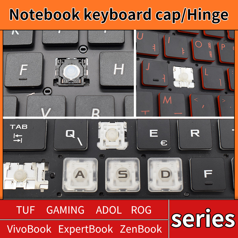 Laptop Accessories Uk - 交換用キーキャップキーキャップゴムシザークリップヒンジ ASUS TUF GAMING VivoBook ADOL