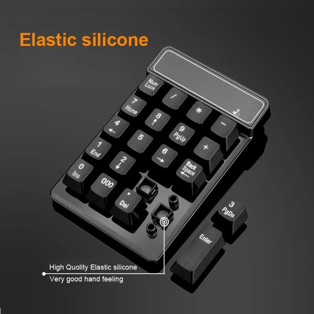 Laptop Accessories Uk - 新しい2.4GHzワイヤレス有線キーボード ミニBluetooth USB 数字キーパッド 会計用 ノートパソコンPC用