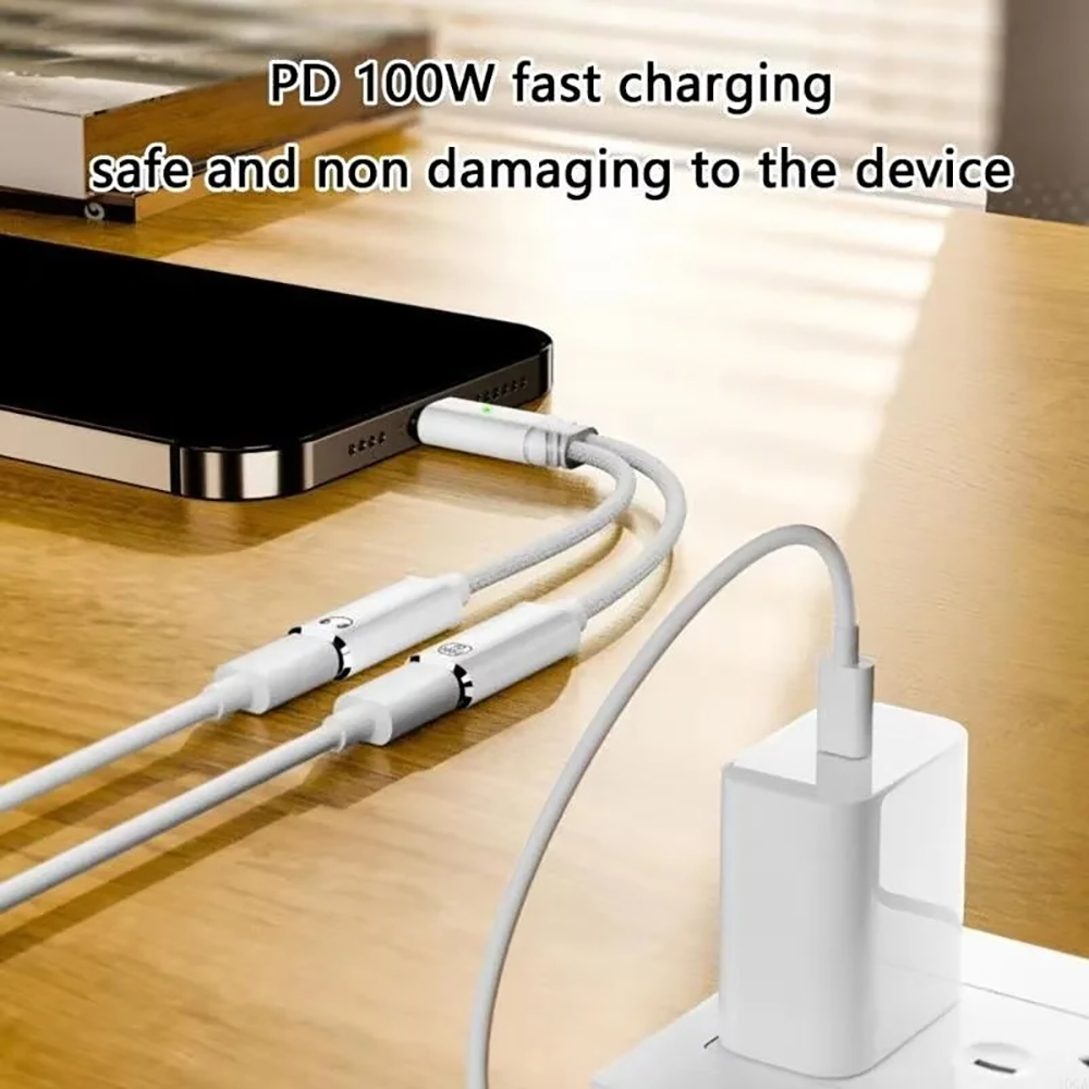 USB C スプリッター 2 in 1 ヘッドフォンジャック - Laptop Accessories Macbook のレビューと価格