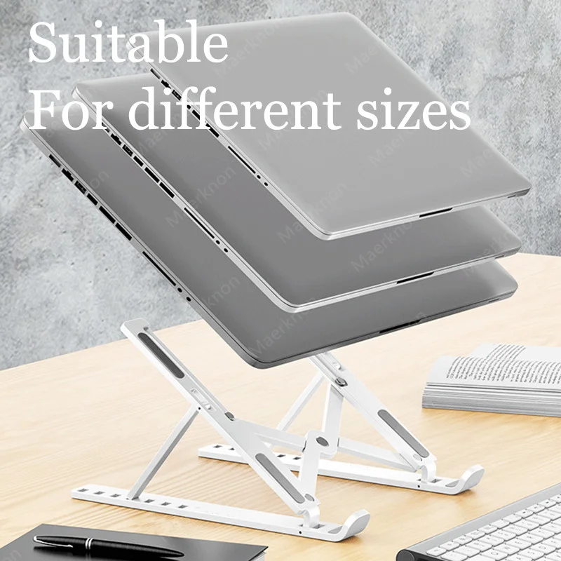 ラップトップスタンドポータブル折りたたみ式ノートブックブラケ - Laptop Accessories Macbook のレビューと価格
