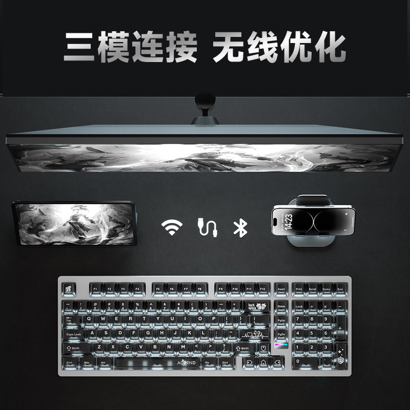 Weika Max102 アルミケースワイヤレスメカニカルキ - Laptop Accessories Case のレビューと価格