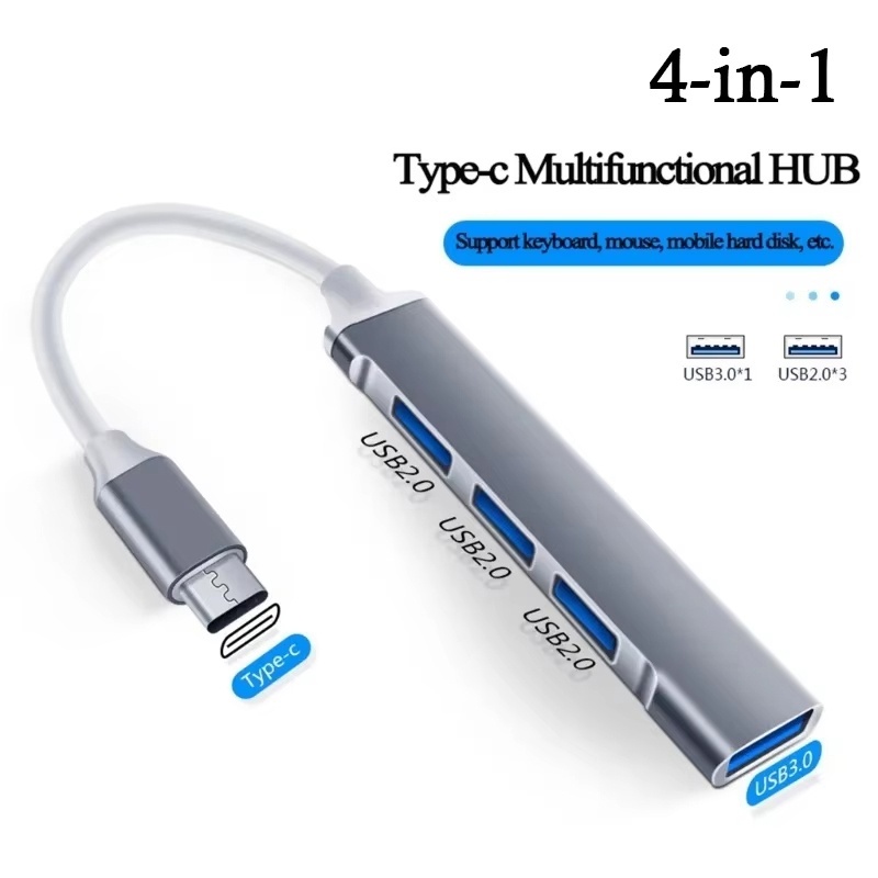 4ポートマルチスプリッターUSB 3.0ハブ タイプCハブ  - Laptop Accessories Macbook のレビューと価格
