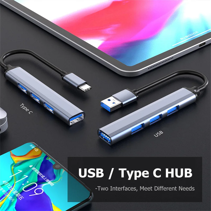 4 ポート USB-C ハブ 3.0/3.1 マルチデバイス - Laptop Accessories Macbook のレビューと価格