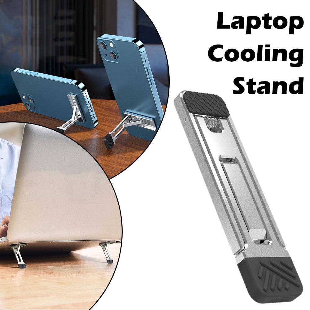 ラップトップスタンドアルミ合金ミニ折りたたみホルダー 3 高 - Laptop Accessories Macbook のレビューと価格