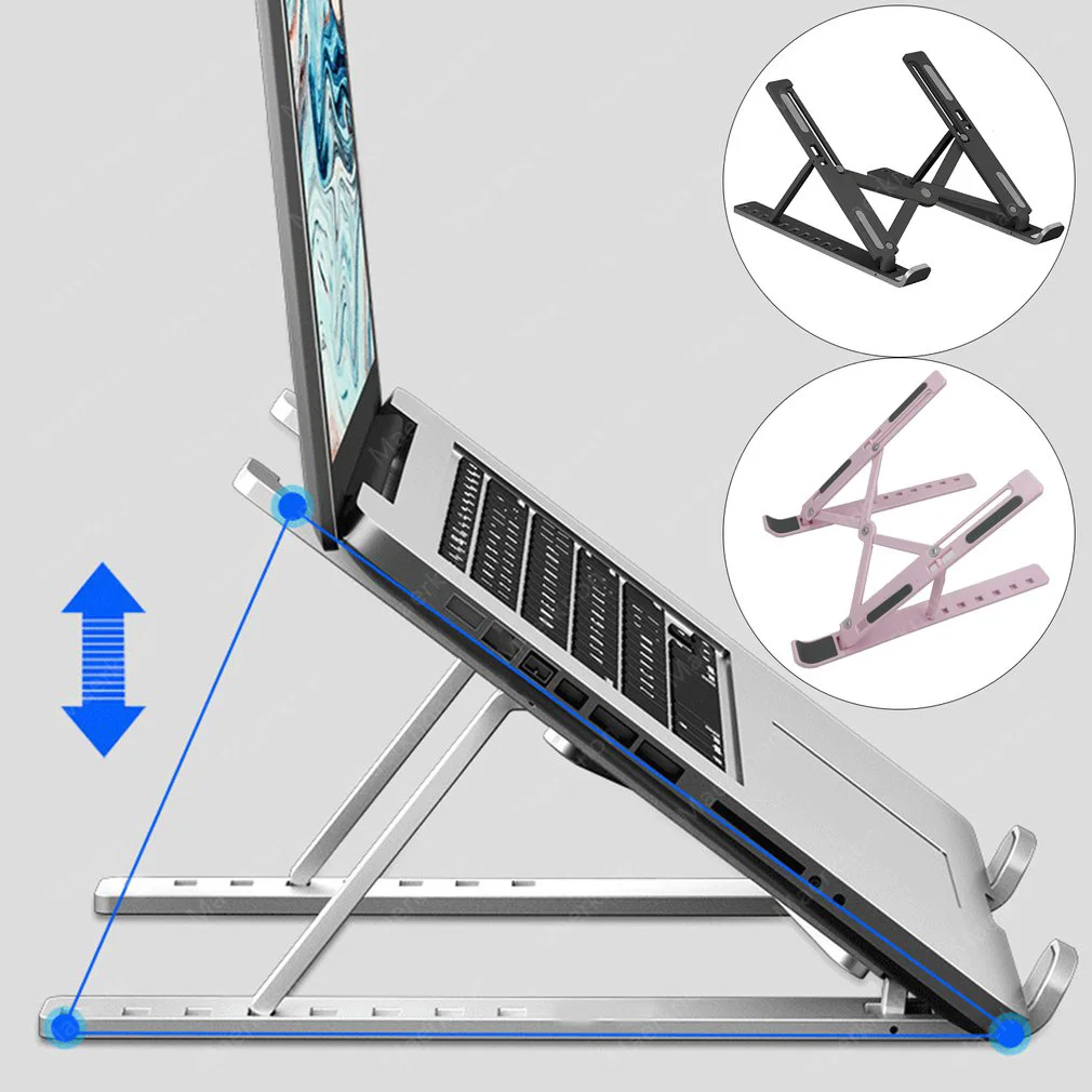 調節可能なラップトップホルダーコンピュータモニターホルダーポ - Laptop Accessories Macbook のレビューと価格