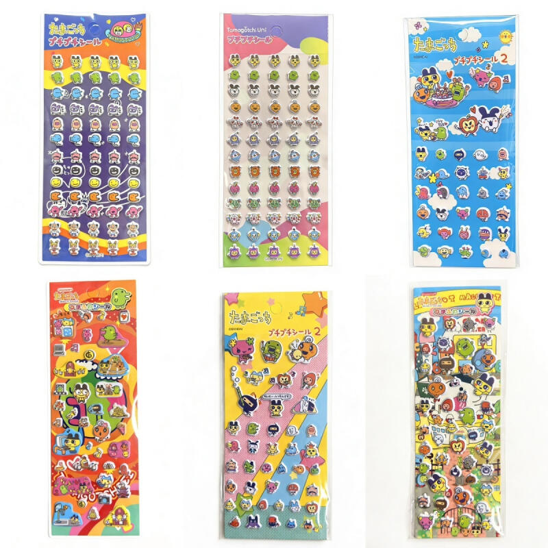 6 個たまごっち漫画バブルステッカー創造性 Diy 電話ケー - Laptop Accessories Case のレビューと価格