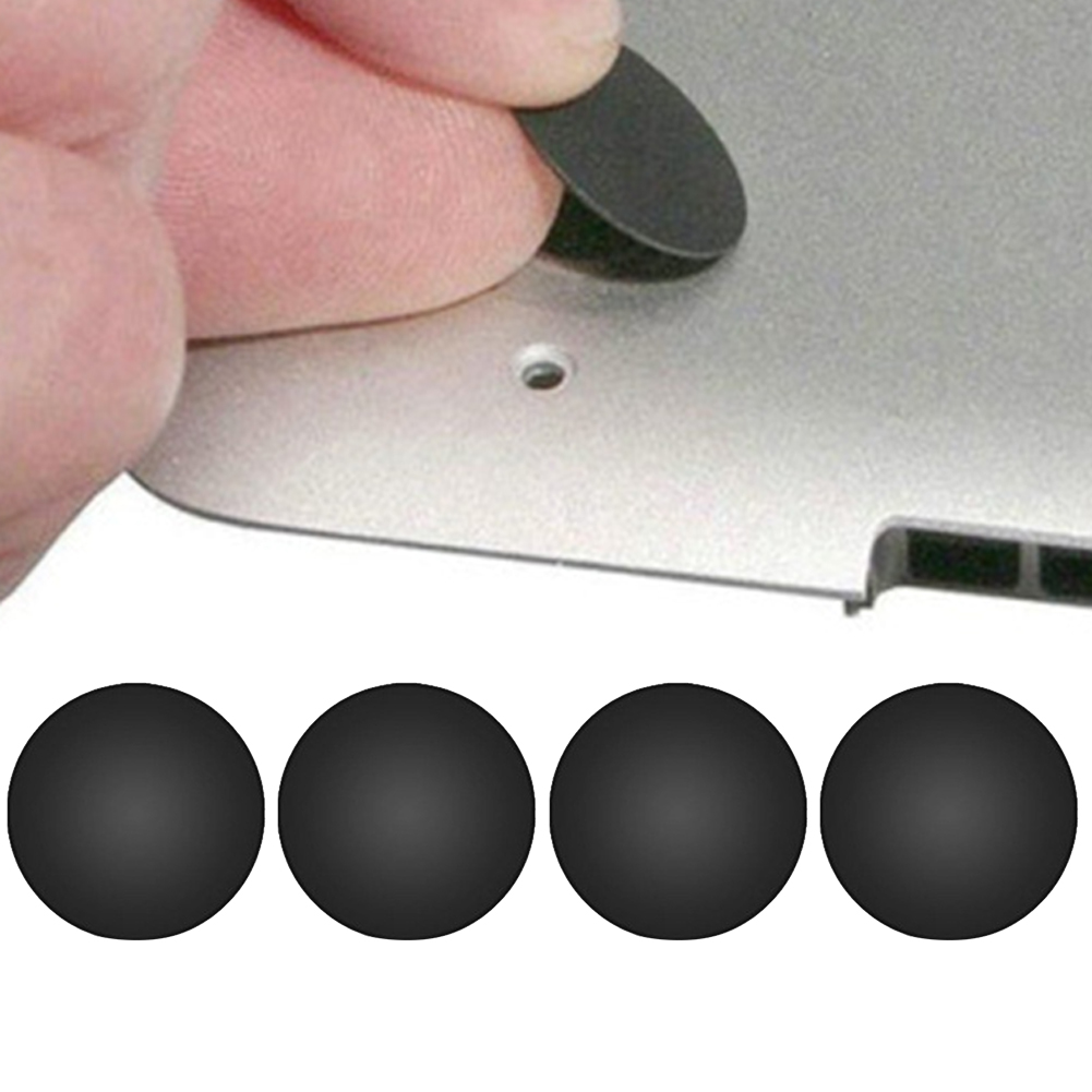 4 個のゴム製ラップトップボトムケース交換アクセサリー足パッ - Laptop Accessories Macbook のレビューと価格