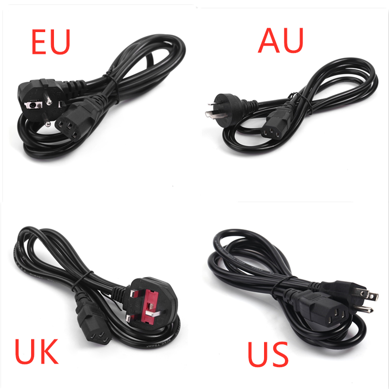 耐久性のある 3 極 1.2 メートルeu、米国、au英国  - Laptop Accessories Uk のレビューと価格