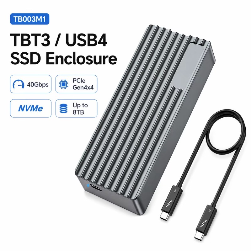 TBT3/USB4 M.2 NVMe SSD エンクロージャ - External Nvme Ssd のレビューと価格